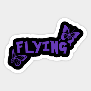 Butterfly FLYING t-shirt classic Sticker